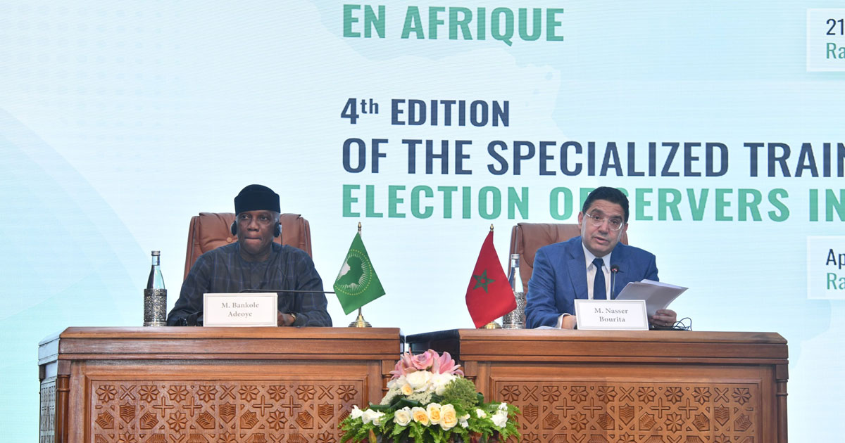 Le Maroc et l’Union africaine lancent la 4e édition du programme de formation des observateurs électoraux
