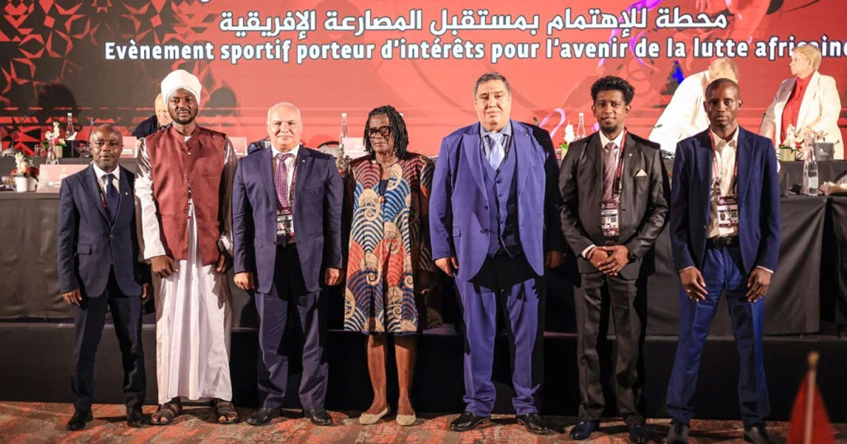 Fouad Meskout réélu à la tête de la Confédération africaine de lutte à Casablanca
