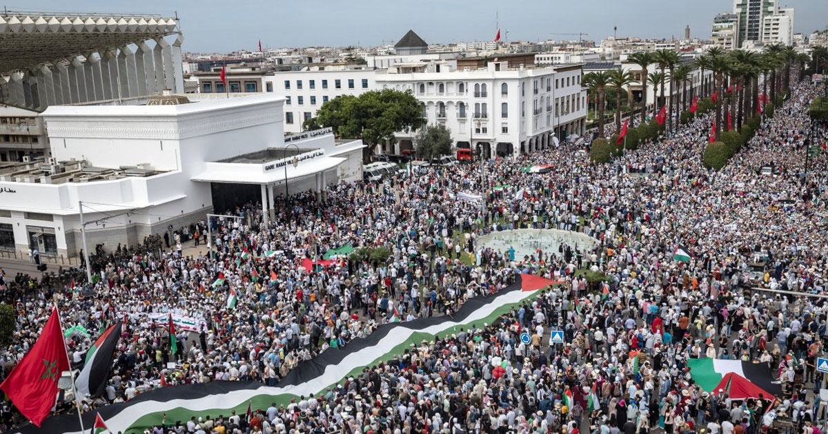 Manifestation pro-palestinienne à Rabat : le consulat des États-Unis alerte ses ressortissants