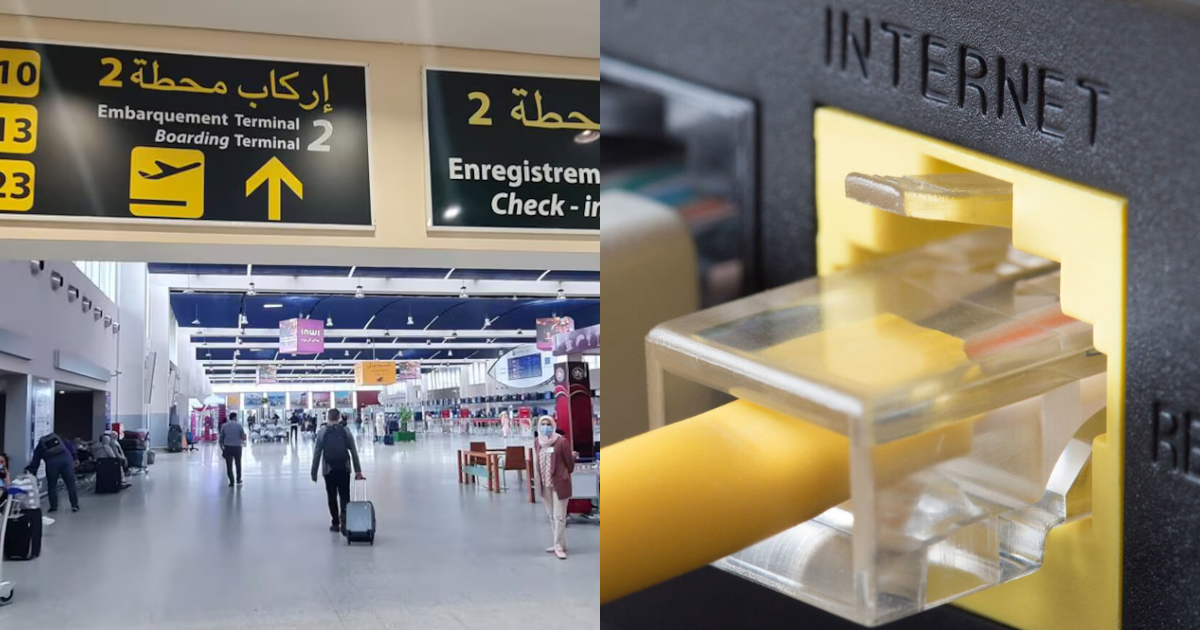 Iran, aéroport internet