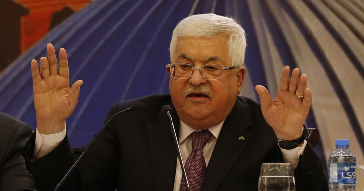 Abbas,  président palestinien, Mahmoud Abbas , Ramallah, Territoires Palestiniens, Cisjordanie , 
