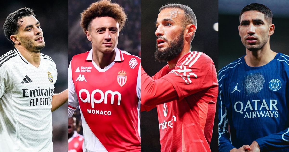 Brahim Diaz, Eliesse Ben Seghir, Noussair Mazraoui, Achraf Hakimi