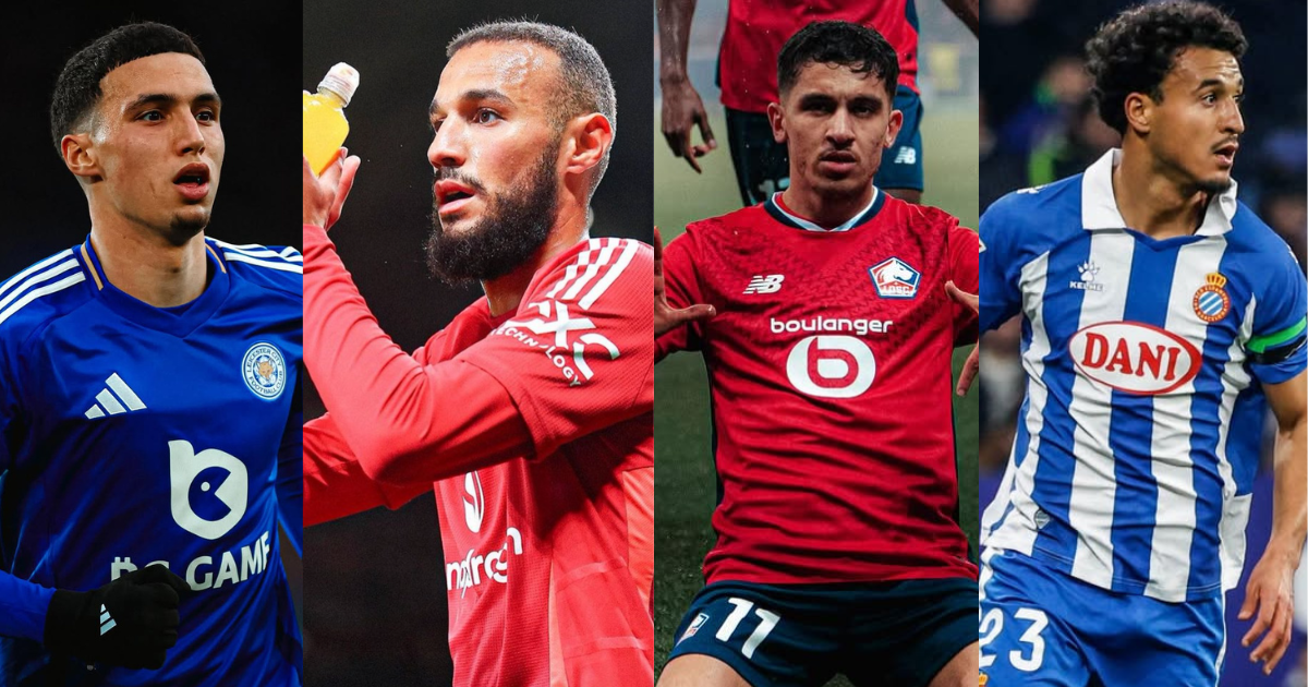 Bilal El Khannousss, Noussair Mazraoui, Osame Sahraoui et Omar El Hilali