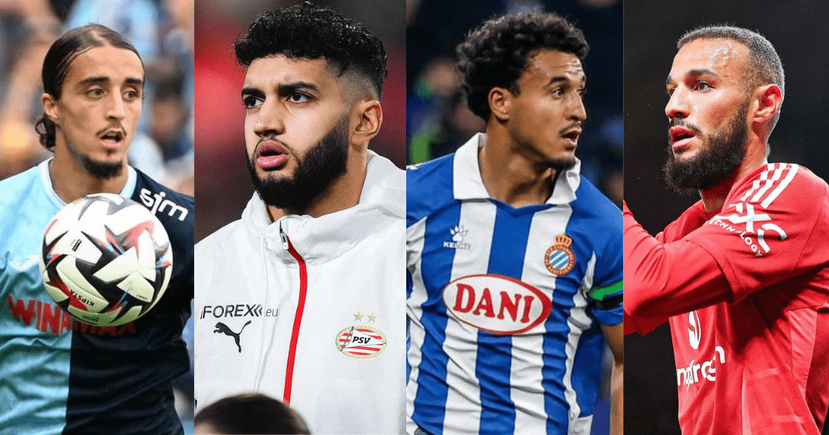 Yassine Kechta, Ismael Saibari, Omar El Hilali, Noussair Mazraoui