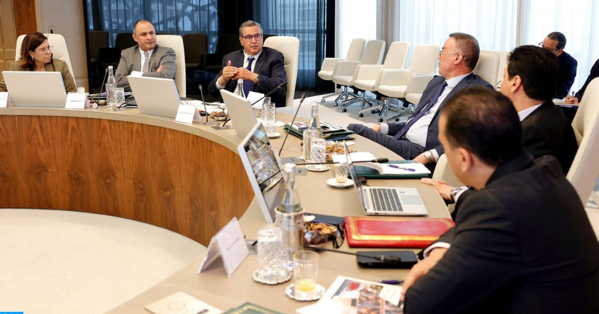 Aziz akhannouch réunion feuille de route de l'emploi