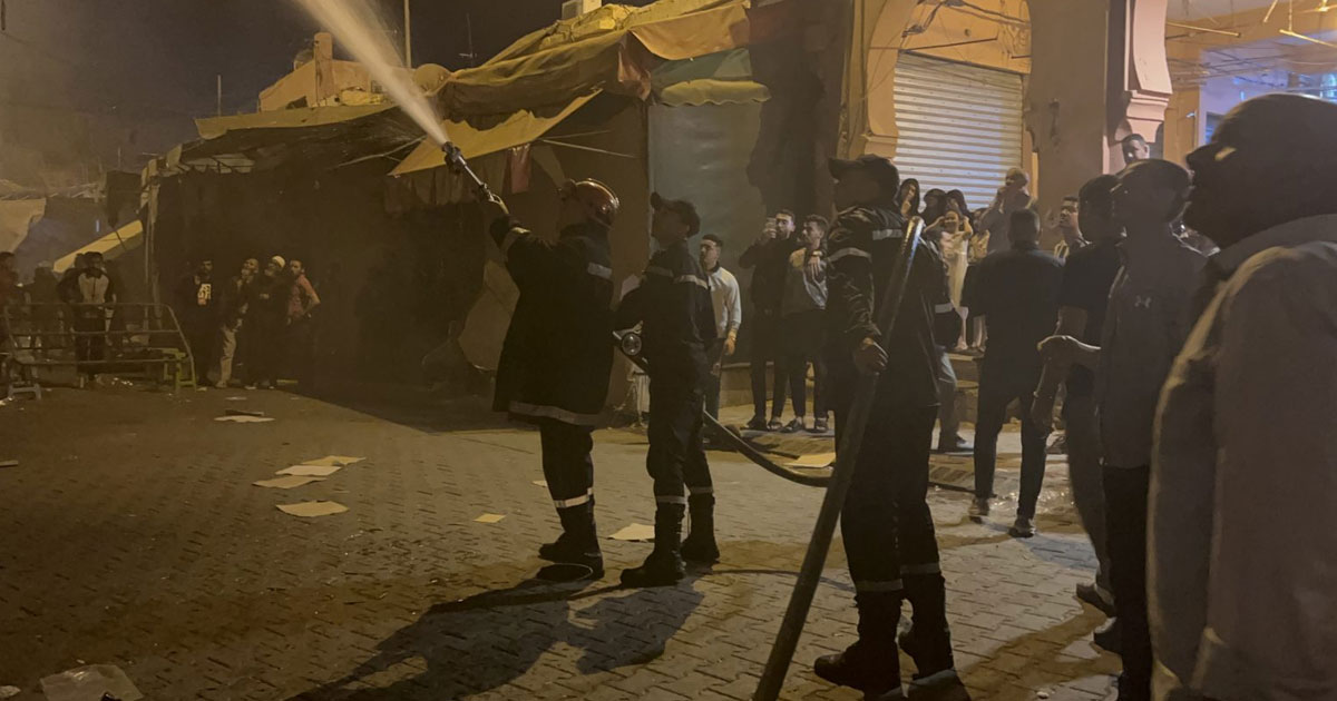 Incendie dévastateur dans un marché historique de Béni Mellal 