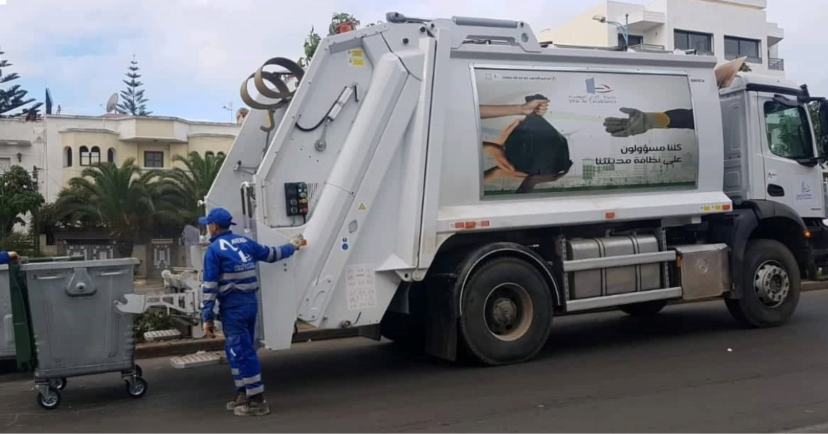Casablanca, gestion de déchets,