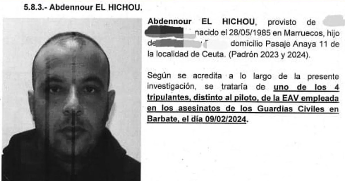Trafic de drogue en Espagne: Abdennour El Hichou, le dernier recherché du drame de Barbate, arrêté 