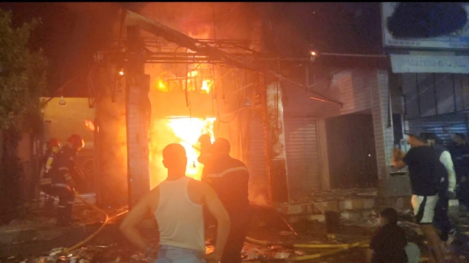 Incendie dans une boutique de cosmétique à Tanger.