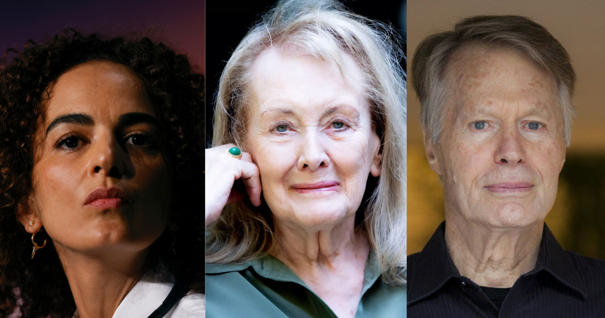 La Goncourt Leïla Slimani et les prix Nobl de littérature Annie Ernaux et Jean-Marie Gustave Le Clézio