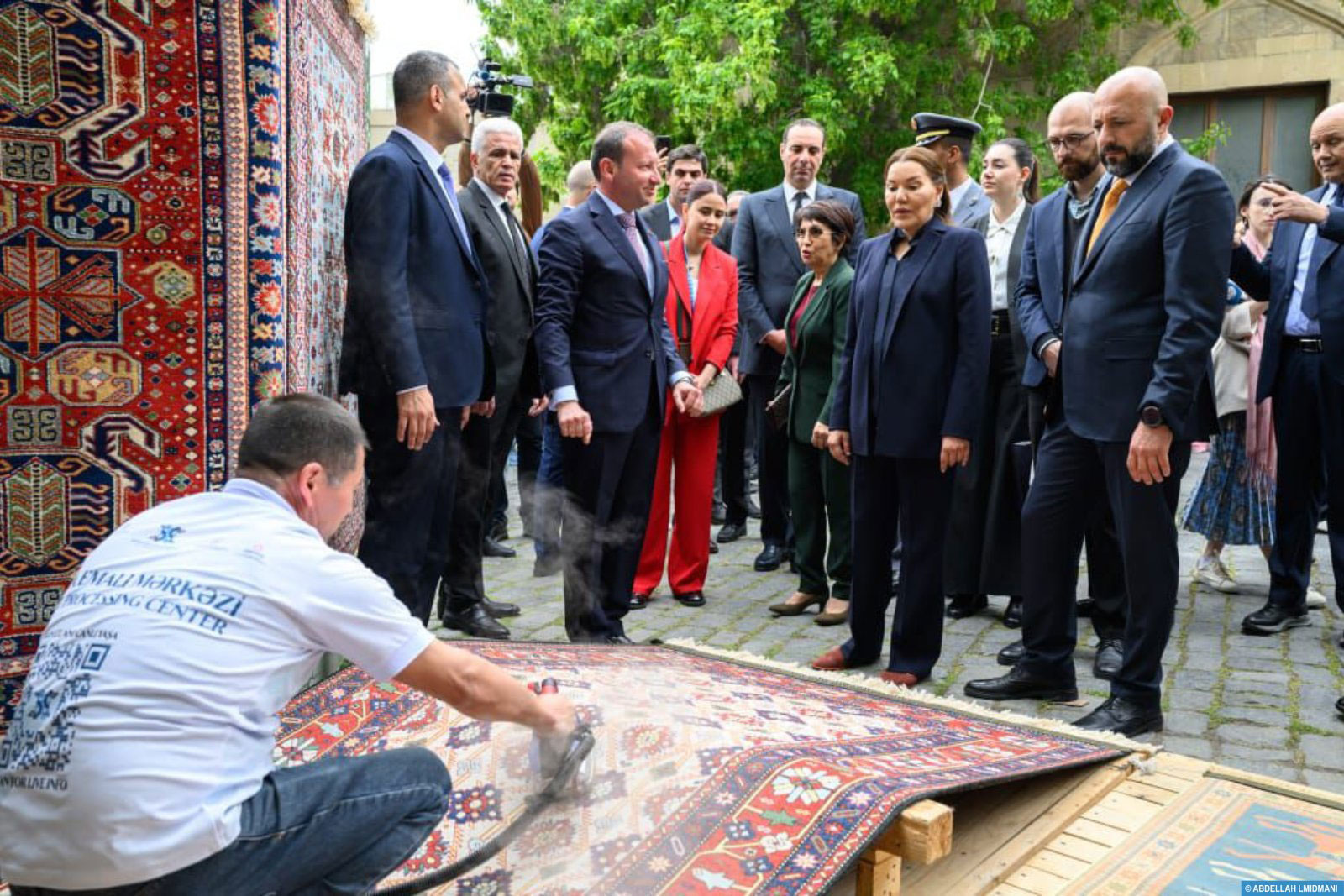 la princesse lalla hasnaa visite à bakou le festival international du tapis d'azerbaïdjan 1