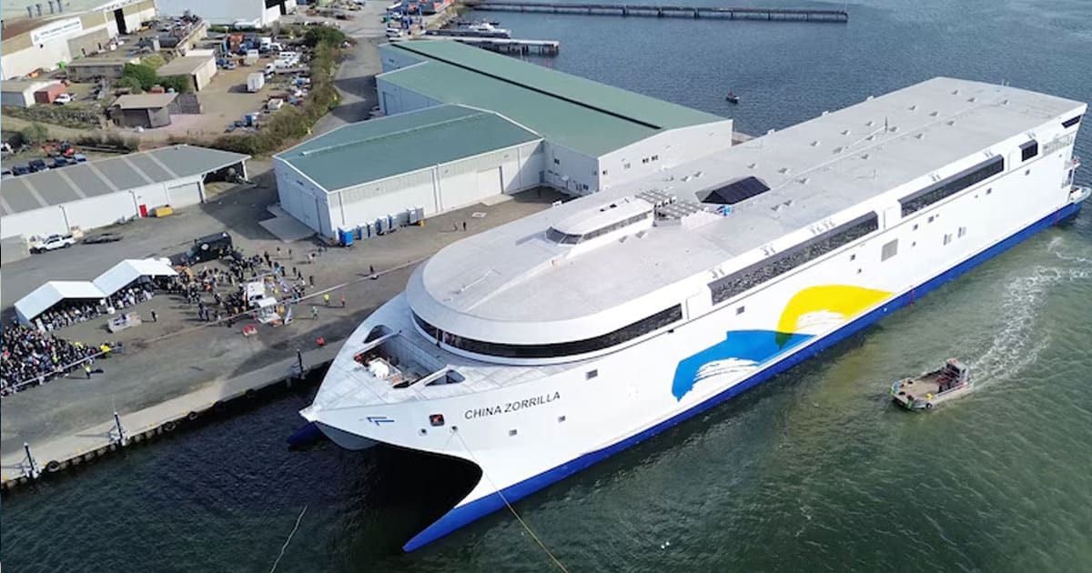 Lancement en Australie du plus grand bateau électrique du monde, selon son constructeur
