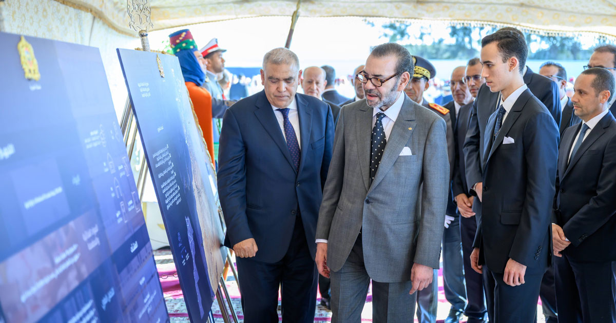Le Roi lance la construction de la plateforme de réserves de première nécessité de la région de Rabat-Salé-Kénitra