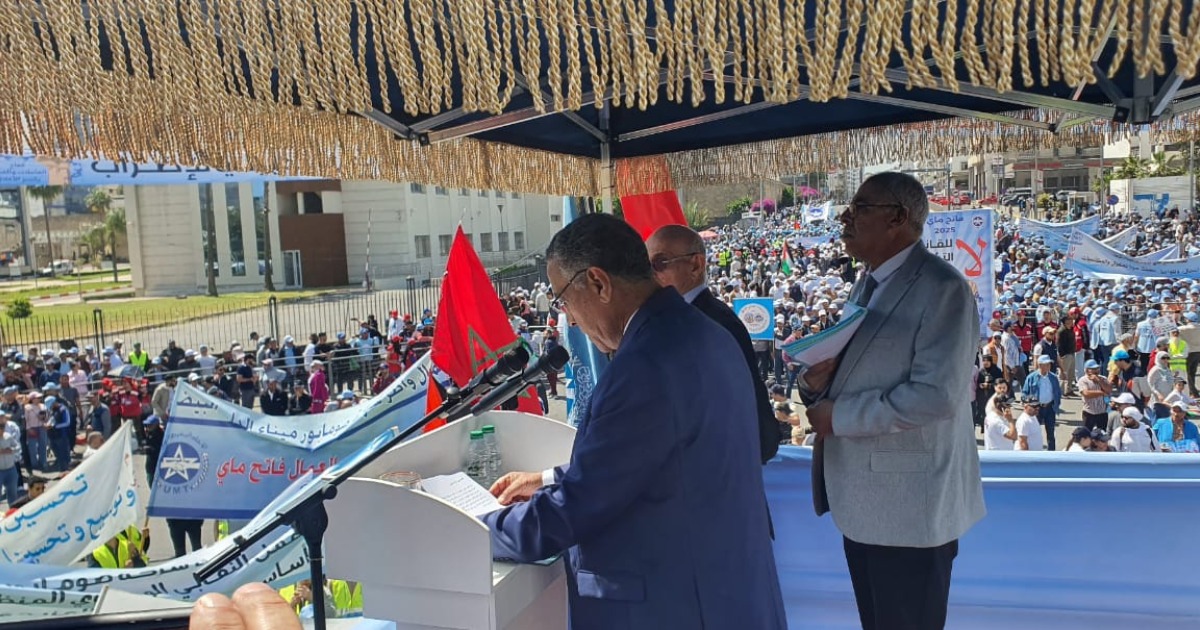 Fête du Travail: «Nous sommes prêts à engager la lutte», avertit Miloudi Moukharik