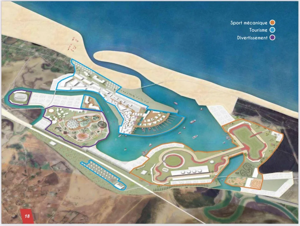 Le plan du GP du Maroc