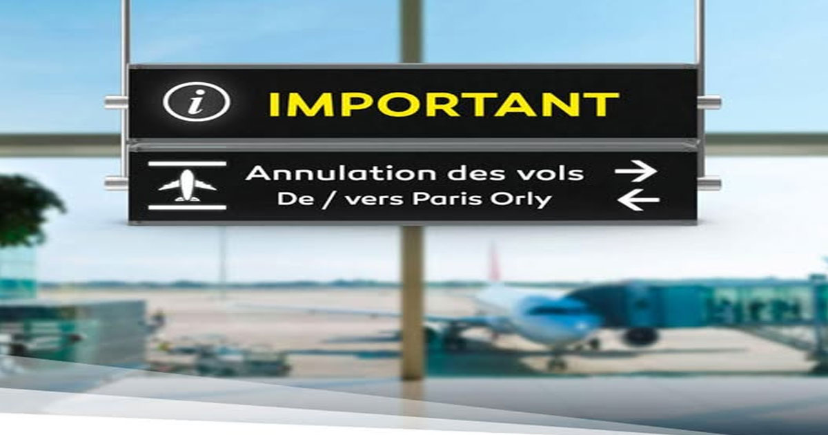 Panne à l'aéroport de Paris-Orly: la RAM met en garde ses clients