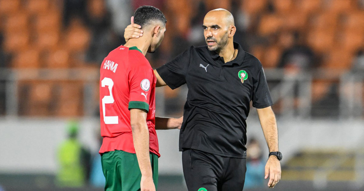 Lions de l’Atlas: pour Regragui, Hakimi mérite le Ballon d’Or