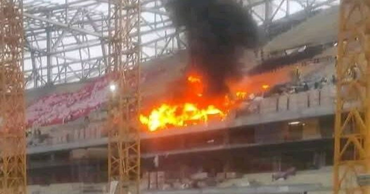 Complexe sportif Moulay Abdellah : un incendie ravage les gradins, 250 sièges détruits