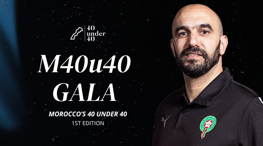Walid Regragui Morocco’s 40 under 40 Gala