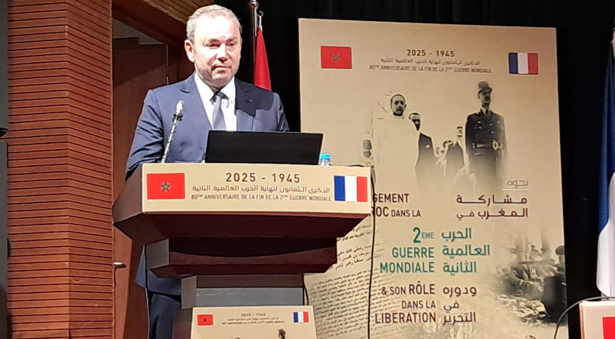 L'ambassadeur de France au Maroc Christophe Lecourtier