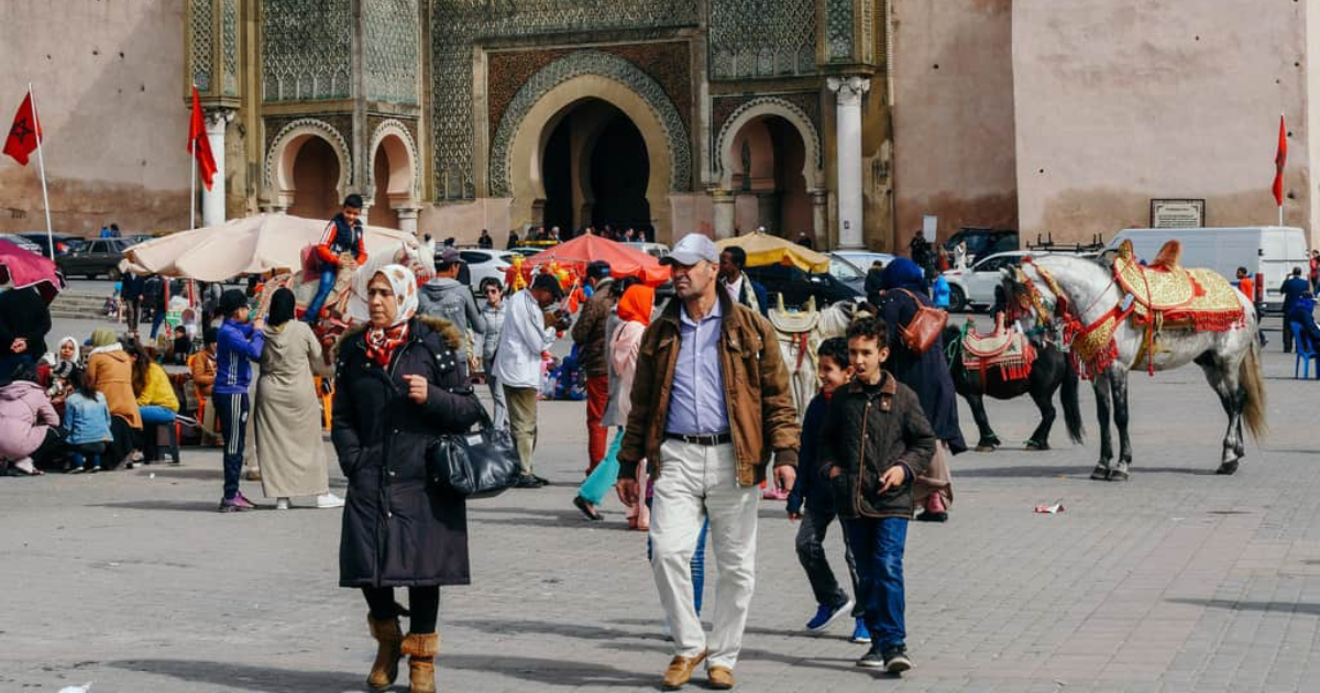 famille rue maroc