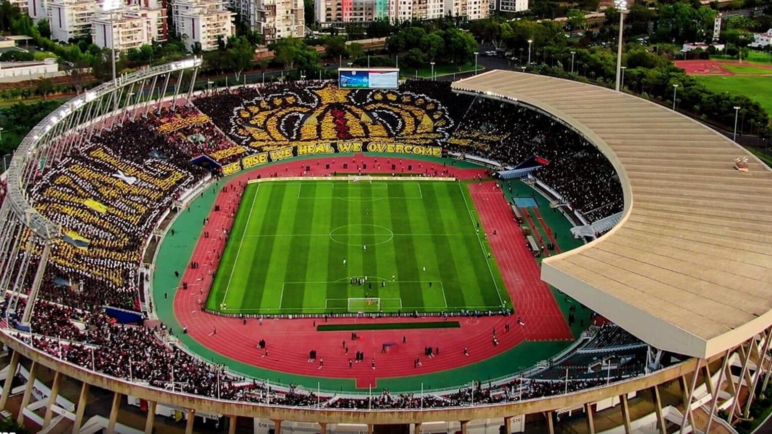 Tifo des supporters de l'AS FAR lors de la saison 2022-2023