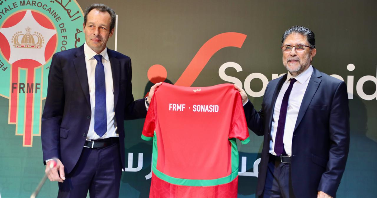 Cérémonie de signature du partenariat Sonasid-FRMF au Complexe Mohammed VI de football
