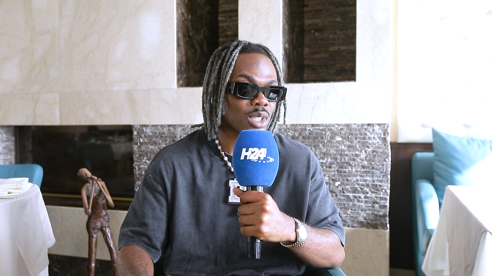 CKay, superstar de l'afrobeat, au micro de H24Info dans le cadre du Festival Gnaoua et Musiques du monde