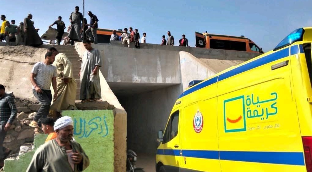 Egypte, accident de la route