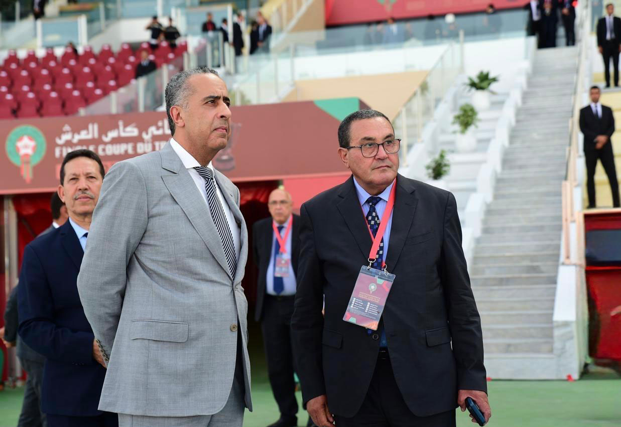 Finale de la Coupe du Trône : Hammouchi inspecte le dispositif sécuritaire au Grand Stade