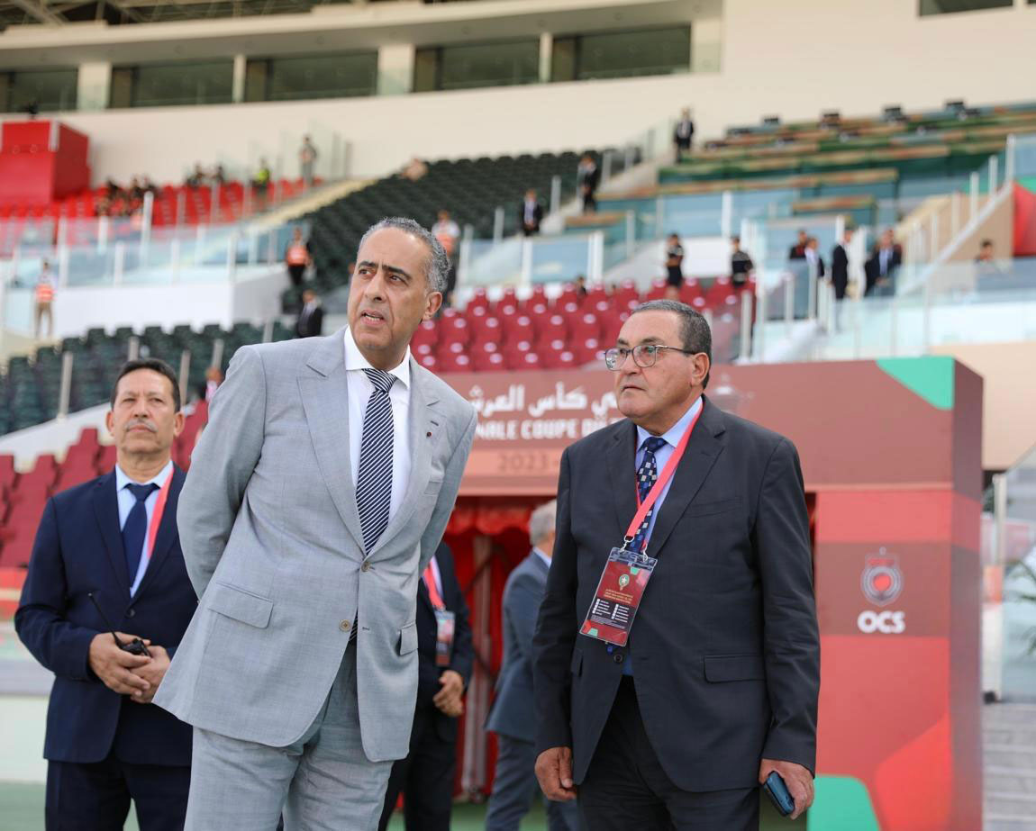 Finale de la Coupe du Trône à Fès : Abdellatif Hammouchi inspecte le dispositif sécuritaire au Grand Stade