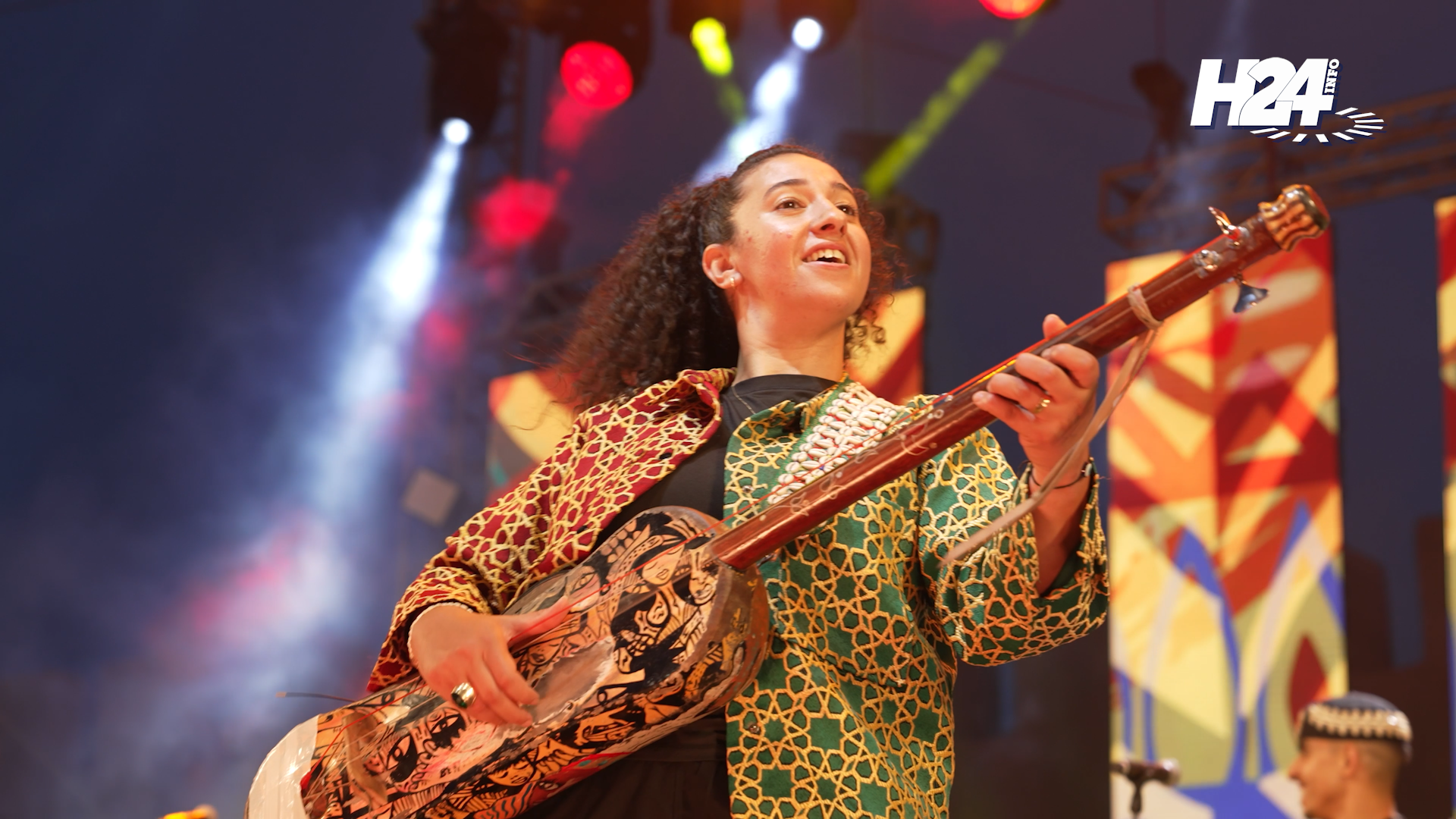 Hind Ennaira lors de la 26e édition du Festival Gnaoua et Musiques du monde