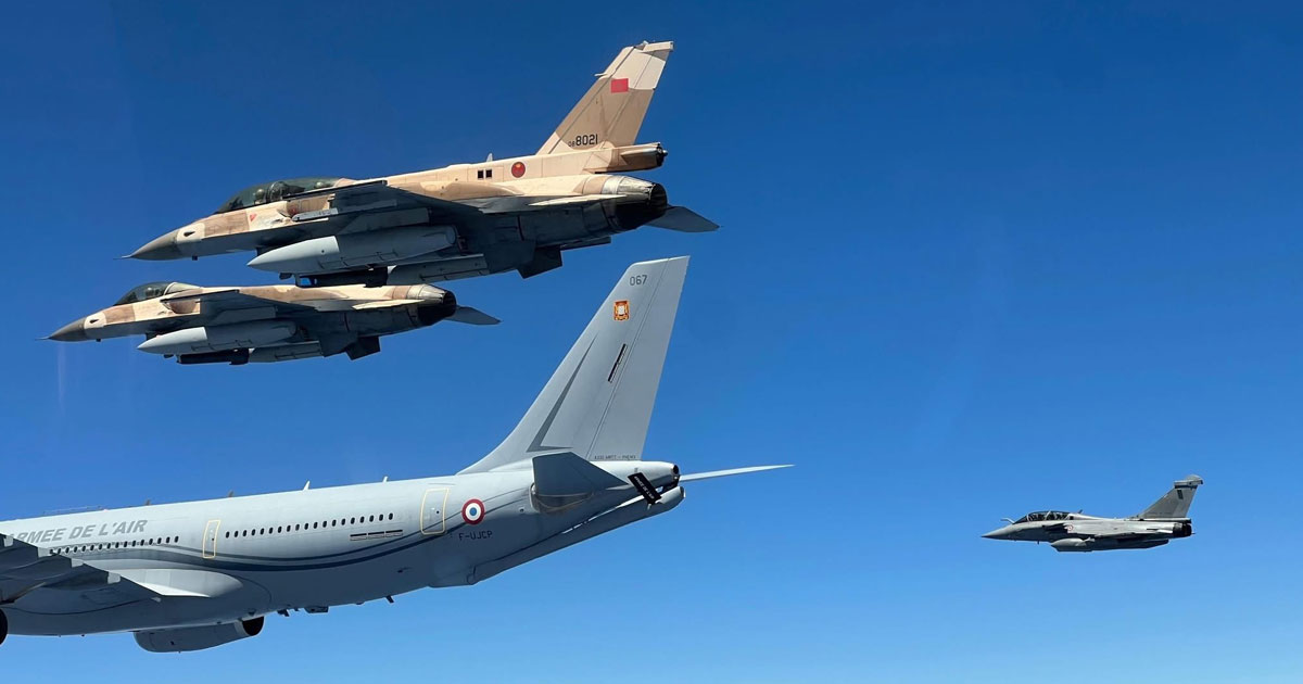 Exercice "Marathon 25": coopération stratégique entre les forces aériennes marocaine et française