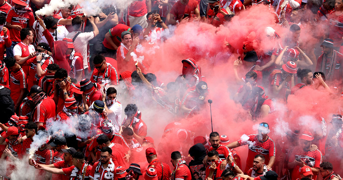 A Philadelphie, une déferlante rouge et blanc pour soutenir le Wydad face à la Juventus