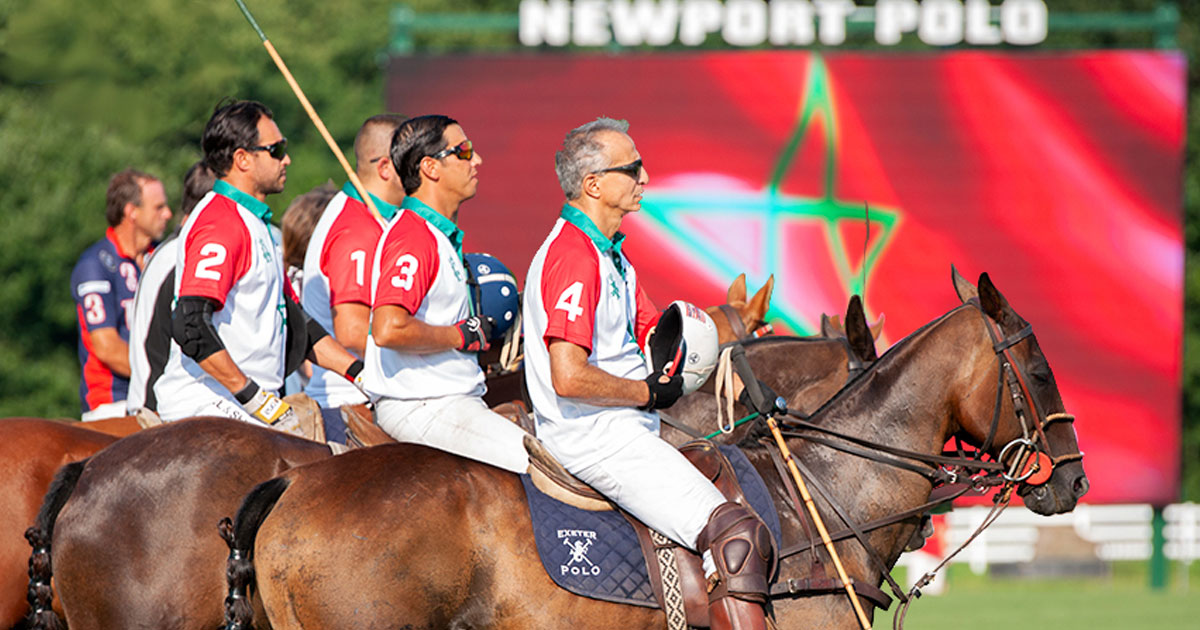 Polo international : le Maroc triomphe face aux États-Unis à Newport
