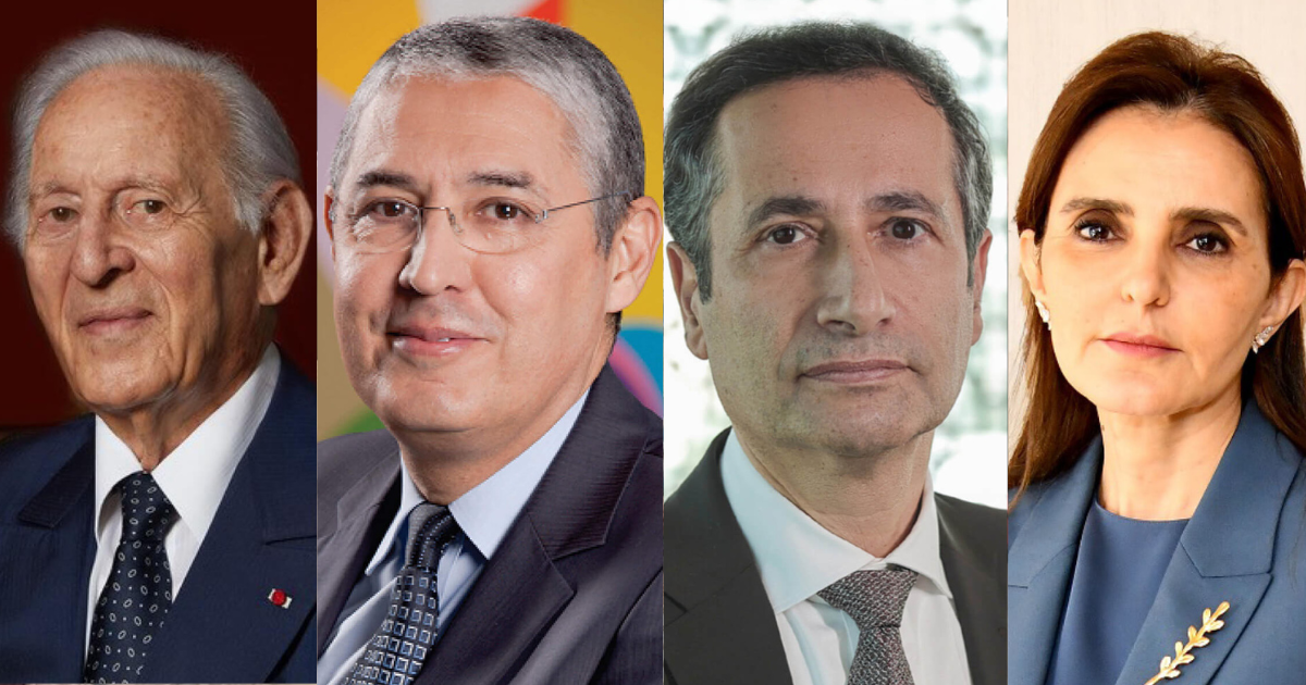 Meilleures entreprises cotées marocaines-Othman Benjelloun,Mohamed El kettani, Mohammed benchaâboun et Naziha Belkziz