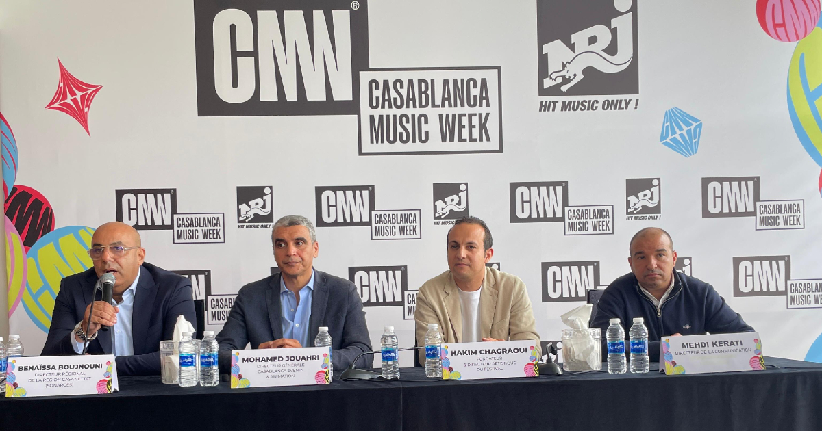 conférence presse casablanca muysic week