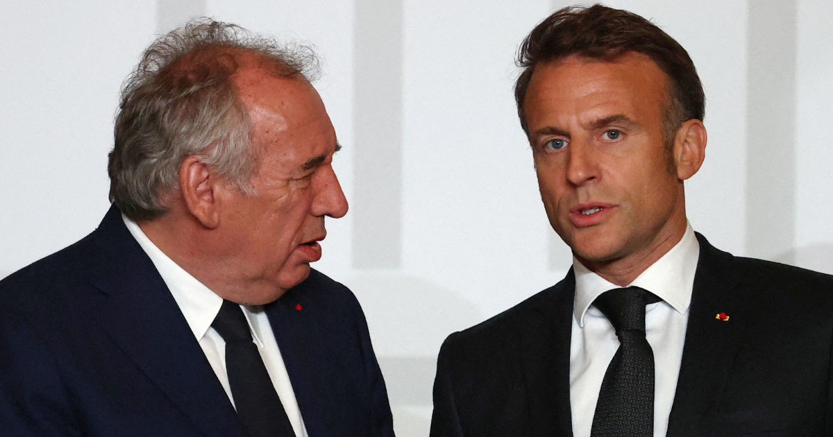 emmanuel macron et françois bayrou