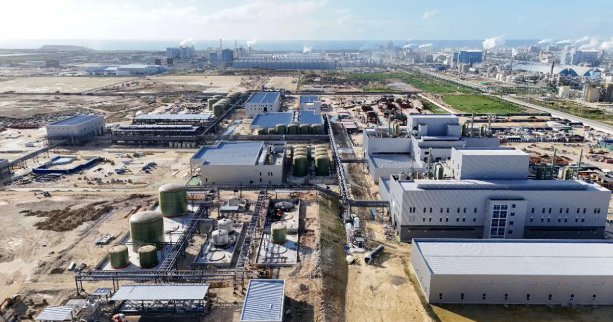 gigafactory usine de matériaux pour batteries électriques de COBCO à Jorf Lasfar