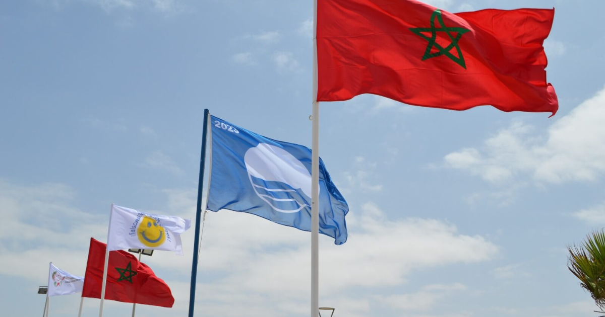 pavillon bleu Maroc