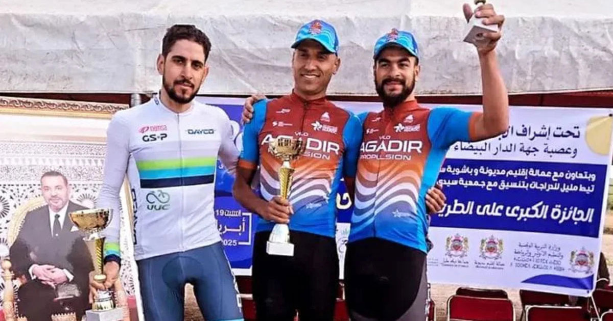 Coupe du Trône de cyclisme sur route (seniors): Kamal Mahroug et Salma Hariri remportent le titre