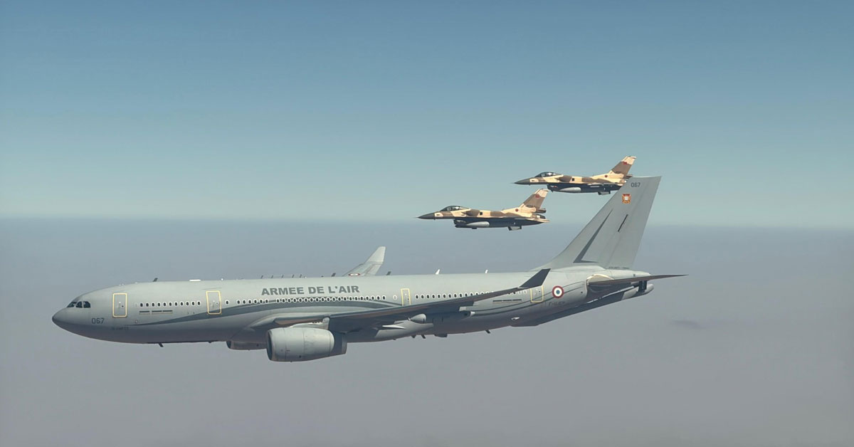 Clôture de l’exercice “Marathon 25”: démonstration de force conjointe entre les Forces Royales Air et l’Armée de l’air française