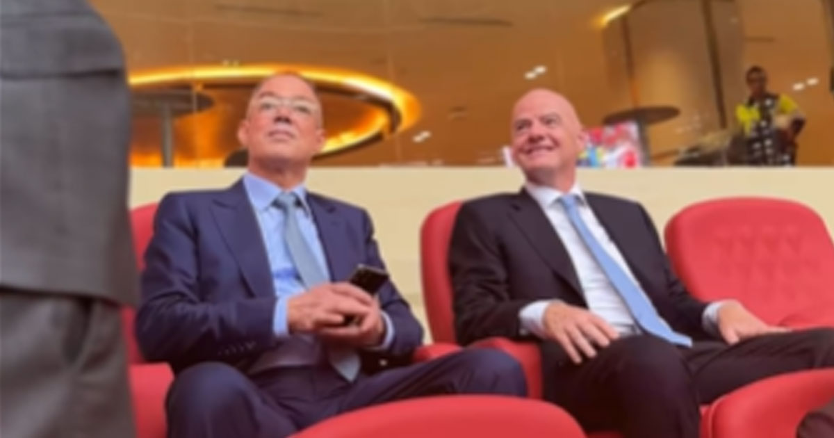 Gianni Infantino partage une vidéo de sa visite le Complexe Moulay Abdellah de Rabat