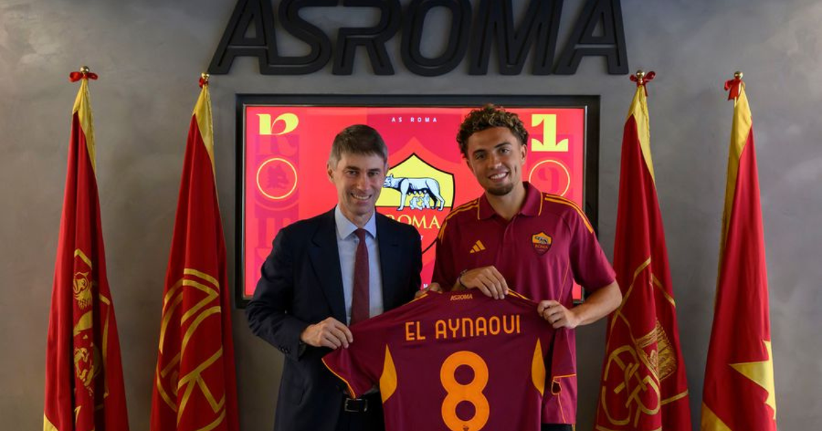 neil el aynaoui signe à l'AS Roma