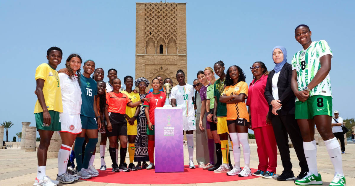 reveal du trophée de la CAN féminine Maroc 2024