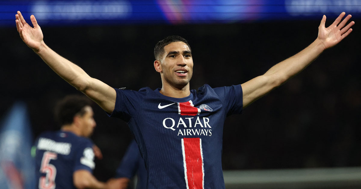 Hakimi nommé pour le Ballon d'Or aux côtés de 8 joueurs du PSG