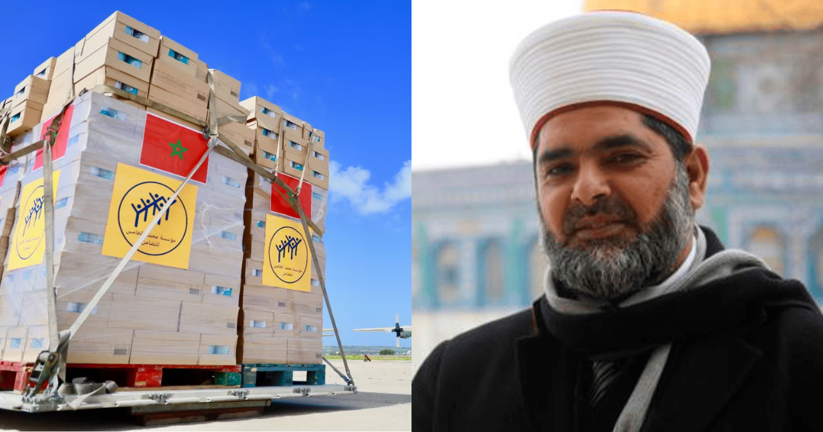 Aide marocain à Gaza - Cheikh Omar Al Kiswani