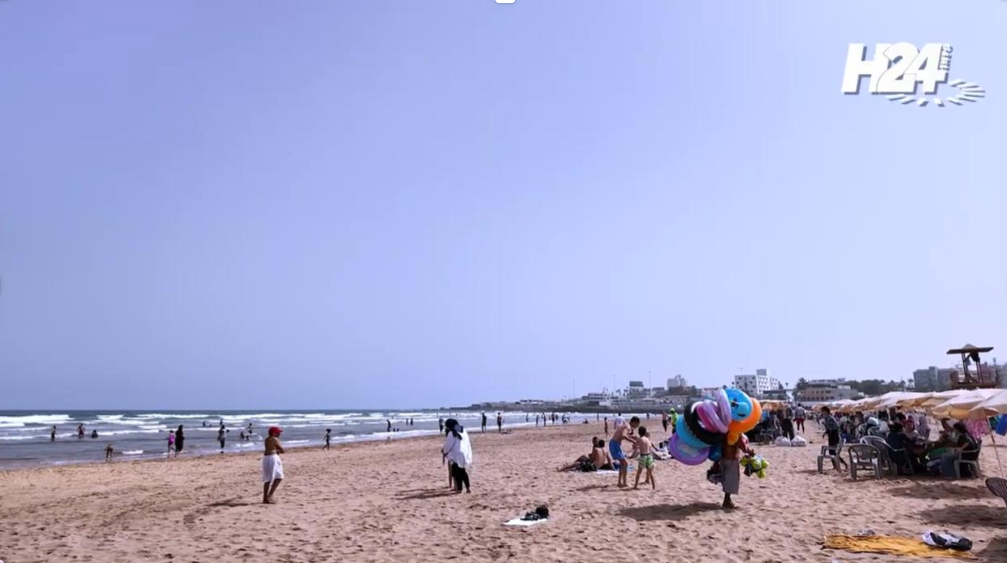 Ain Diab, vacanciers, été
