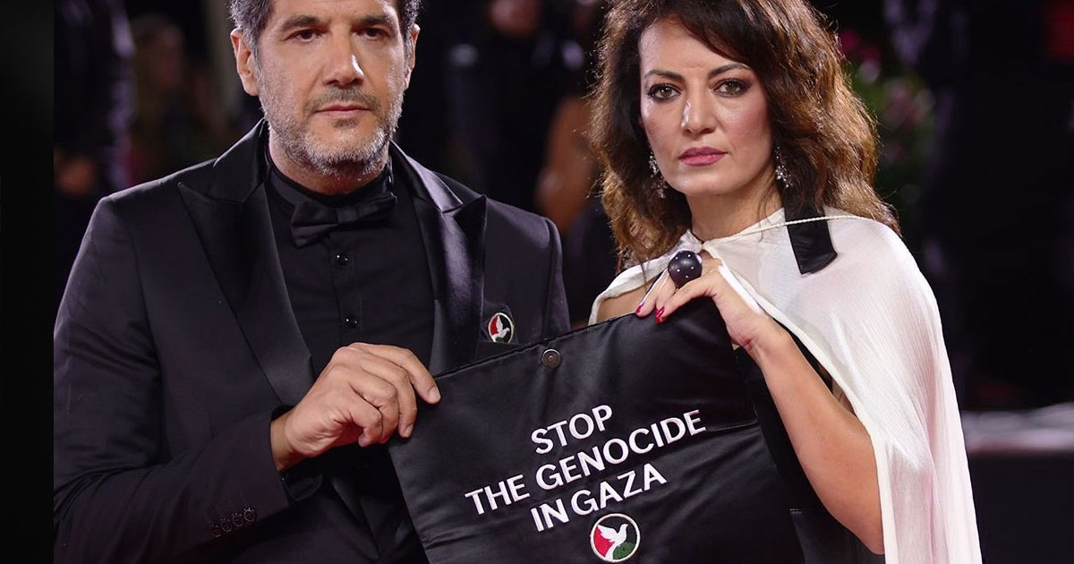 Venise 2025 : Nabil Ayouch et Maryam Touzani interpellent le monde pour Gaza
