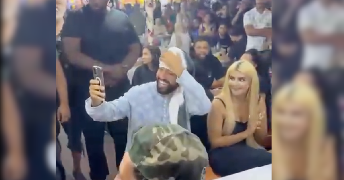 French Montana et Mahra Al Maktoum à Jemaa el-Fna